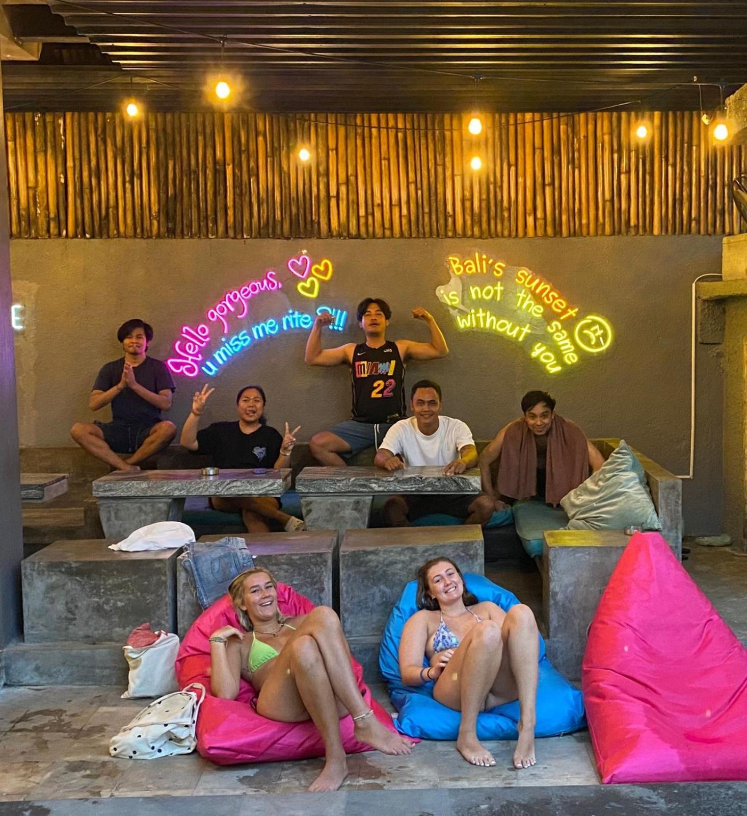 Stellar Capsules Hostel Seminyak  Exterior photo Foreign tourists in Bali