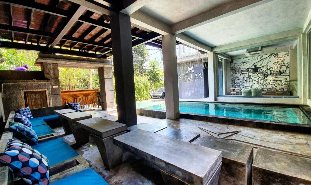 Stellar Capsules Hostel Seminyak  Exterior photo The interior of the restaurant