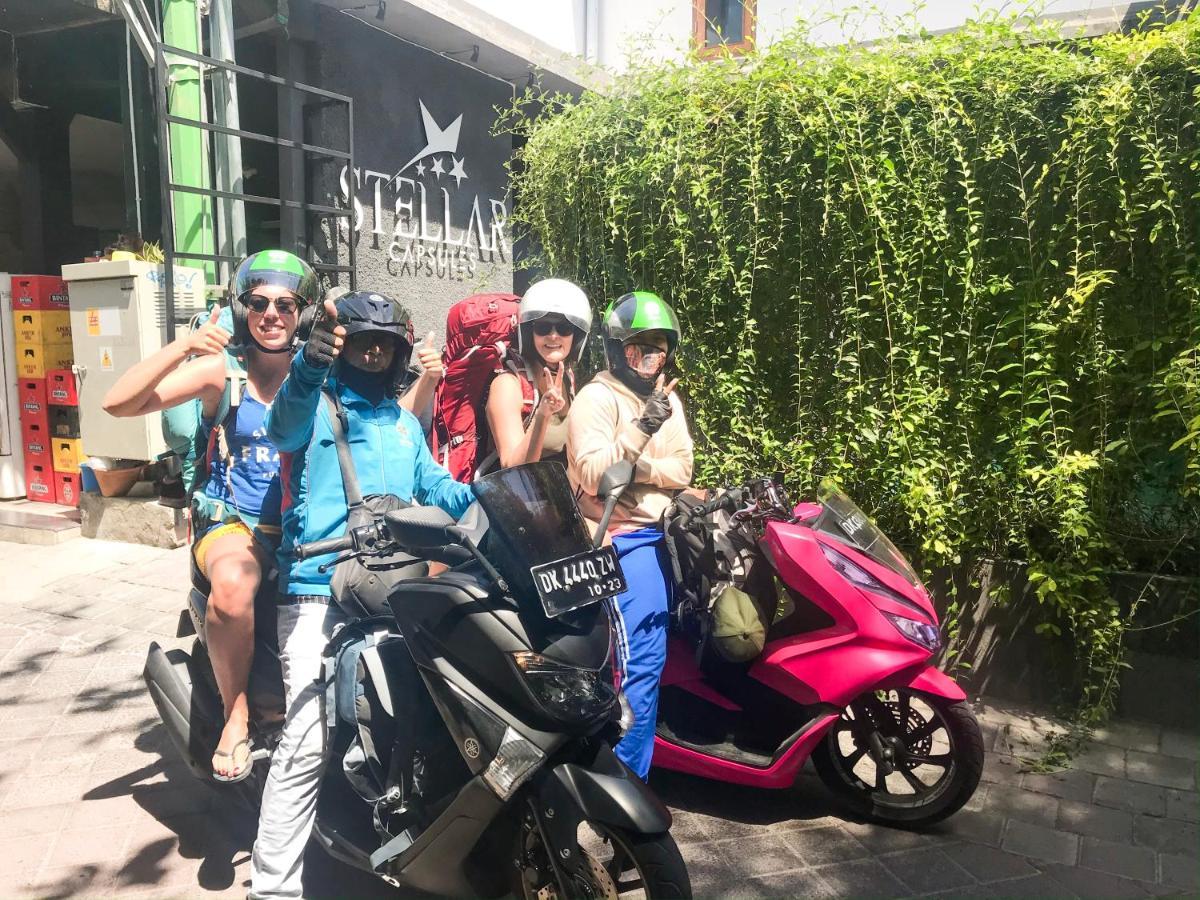 Stellar Capsules Hostel Seminyak  Exterior photo Ojek online in Jakarta