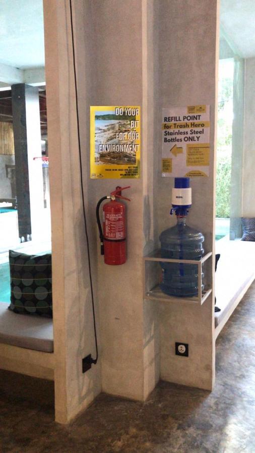 Stellar Capsules Hostel Seminyak  Exterior photo A fire extinguisher in a public place